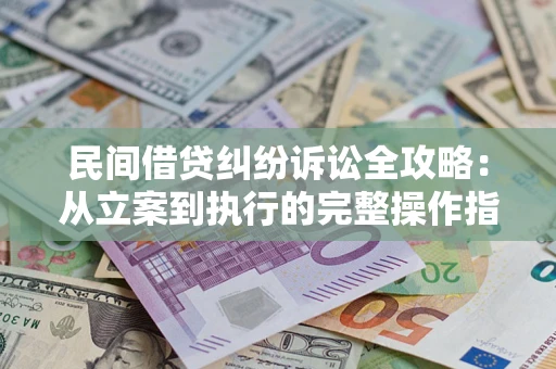 北京民间借贷纠纷诉讼全攻略：从立案到执行的完整操作指南