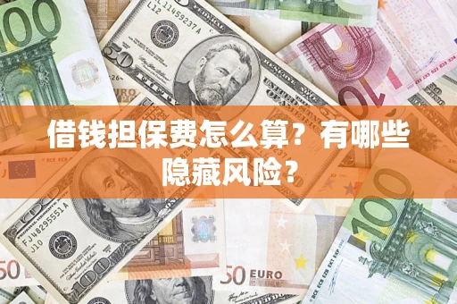 北京借钱担保费怎么算？有哪些隐藏风险？