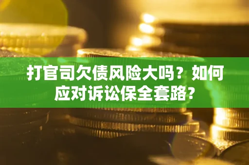 北京打官司欠债风险大吗？如何应对诉讼保全套路？